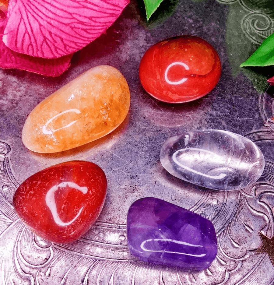 Aries Zodiac Crystal Healing Set - Spirit and Stardust