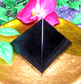 Black Obsidian Crystal Pyramid - Spirit and Stardust