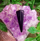 Black Obsidian Hexagon Pendulum