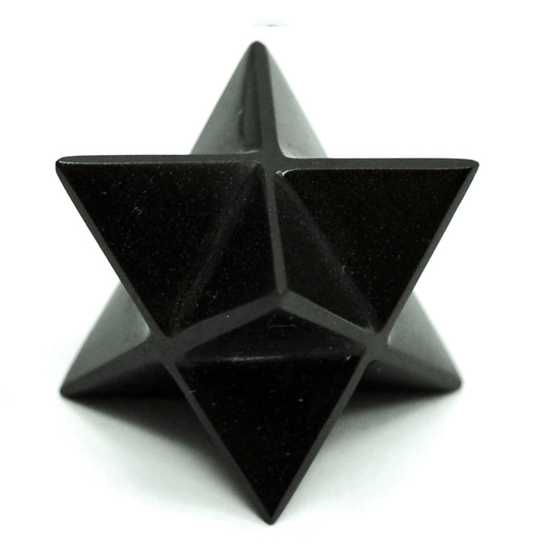 Black Obsidian Crystal Merkaba - Spirit and Stardust