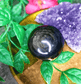 Black Obsidian Crystal Sphere - Spirit and Stardust