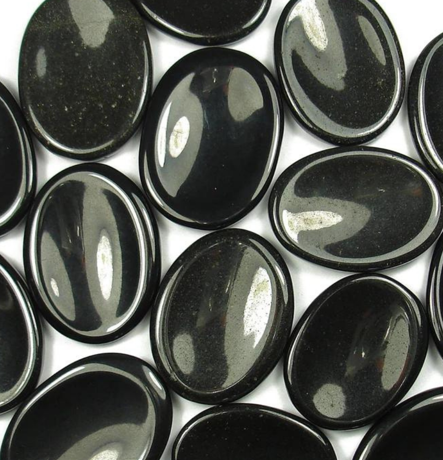 Black Obsidian Worry Stone