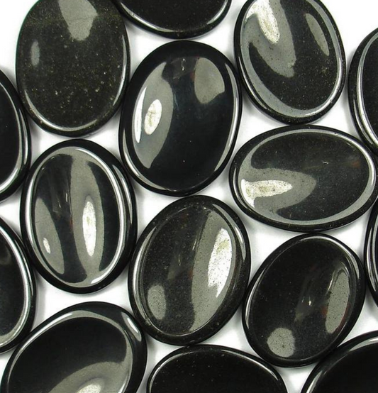 Black Obsidian Worry Stone