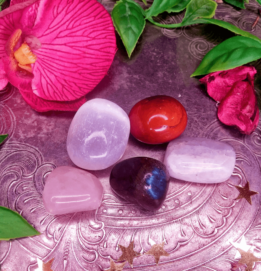 Cancer Zodiac Crystal Healing Set - Spirit and Stardust