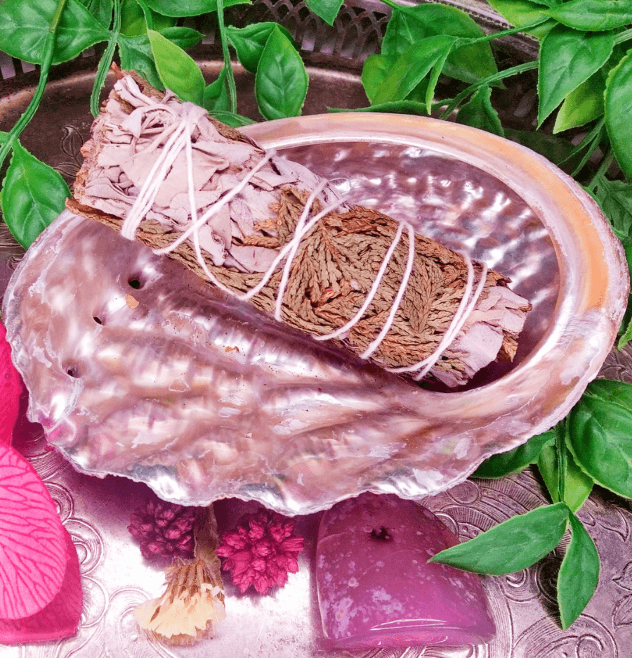 White Sage and Cedar Smudge Stick - Spirit and Stardust