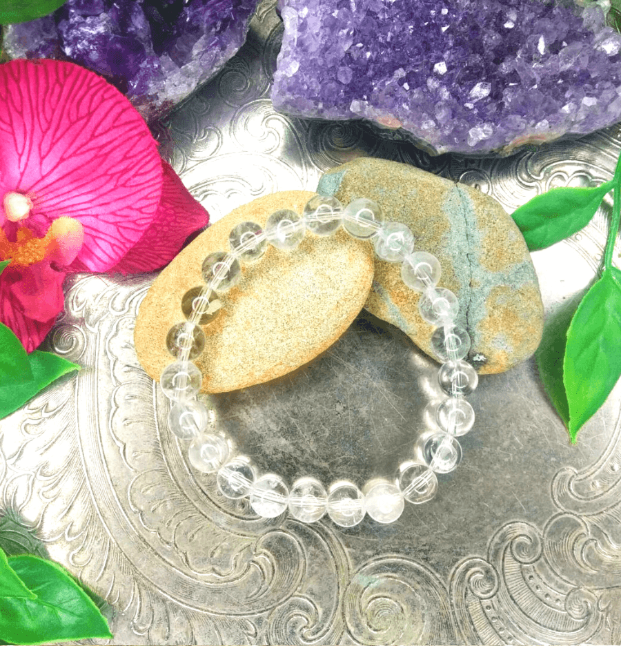 Clear Quartz Bracelet For Spirit - Spirit and Stardust