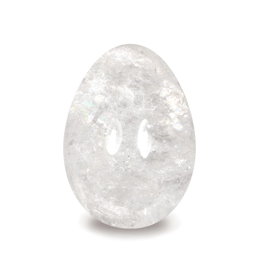 Clear Quartz Crystal Egg - Spirit and Stardust