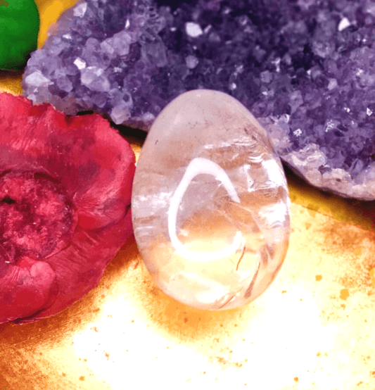 Clear Quartz Crystal Egg - Spirit and Stardust