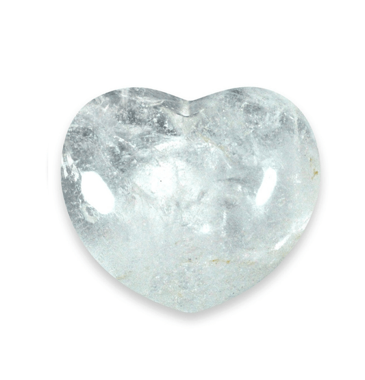 Clear Quartz Crystal Heart (3cm) - Spirit and Stardust