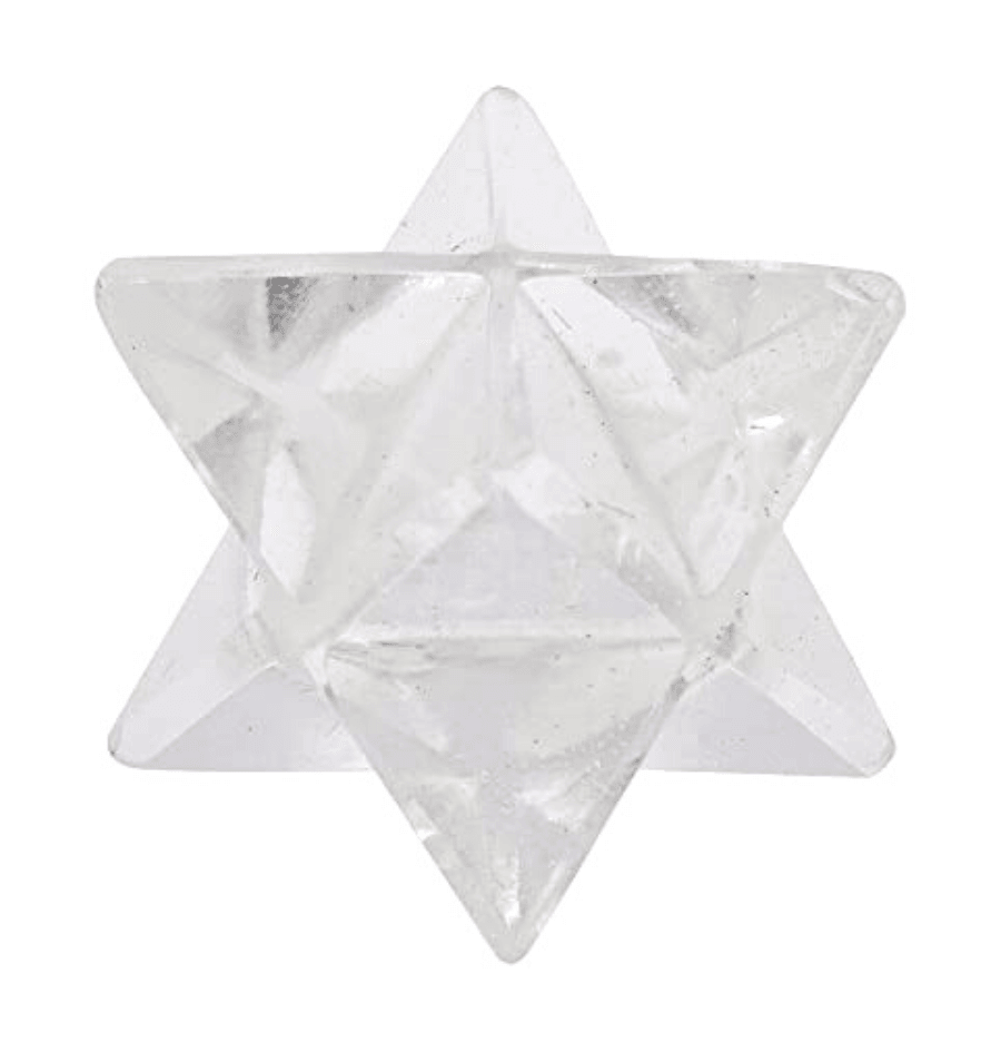 Clear Quartz Crystal Merkaba - Spirit and Stardust