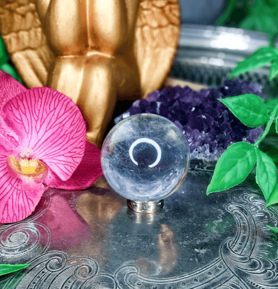 Clear Quartz Sphere - Spirit and Stardust
