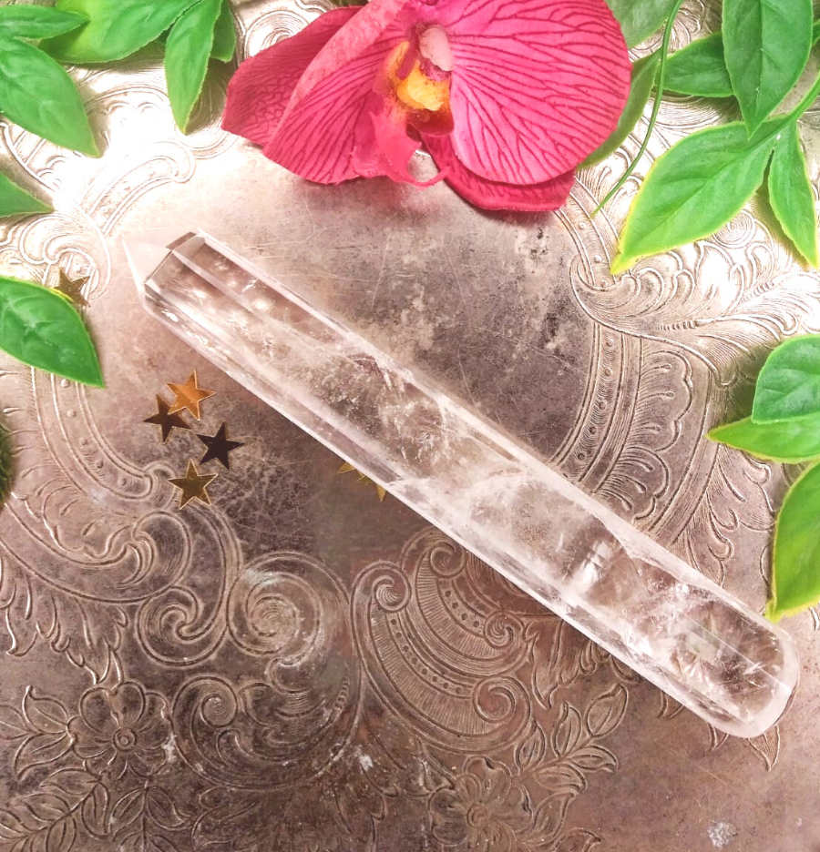 Clear Quartz Crystal Wand