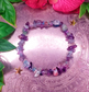 Fluorite Crystal Chip Bracelet For Positivity