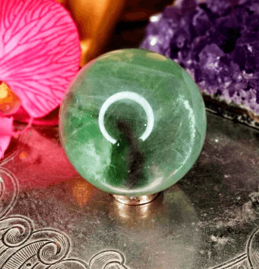 Fluorite Crystal Sphere - Spirit and Stardust