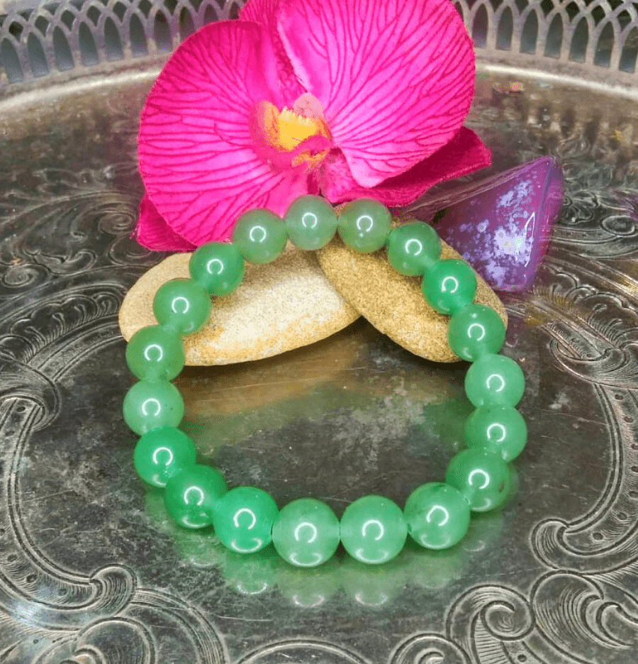 Green Aventurine Bracelet For Luck - Spirit and Stardust