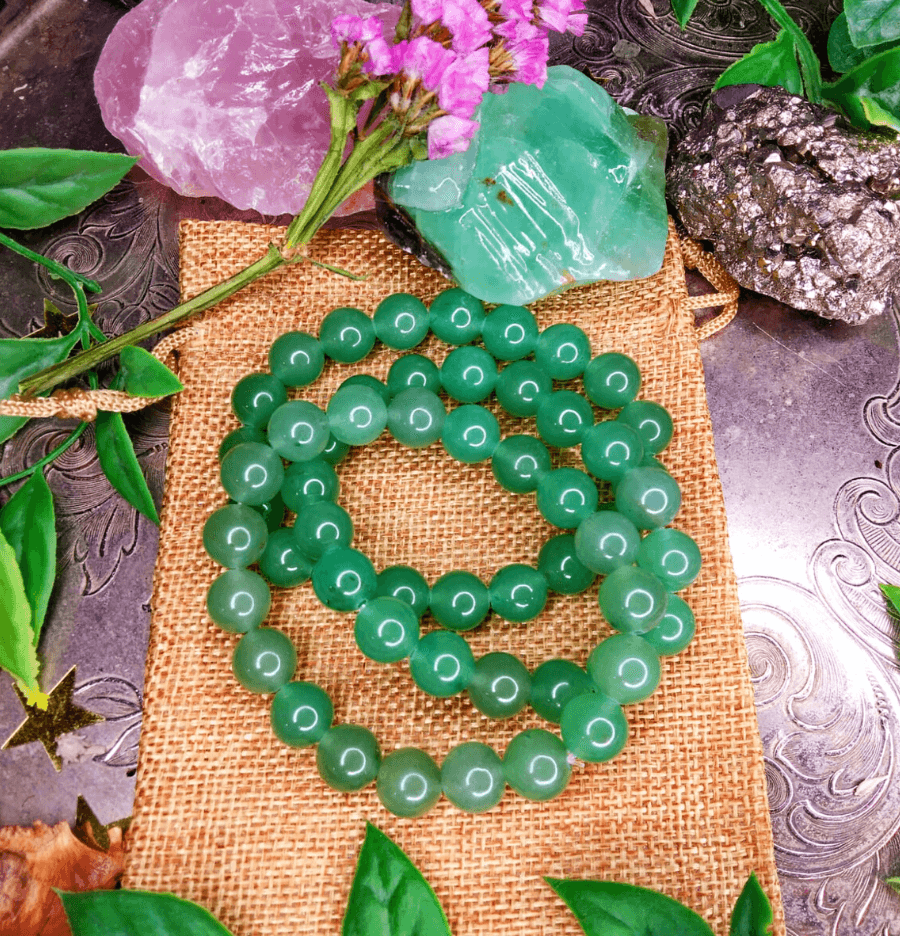 Green Aventurine Bracelet For Luck - Spirit and Stardust