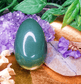 Green Aventurine Crystal Egg - Spirit and Stardust