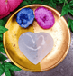 Beautifully Carved and Polished White Selenite Heart Shaped Bowl (Small) - Spirit and Stardust