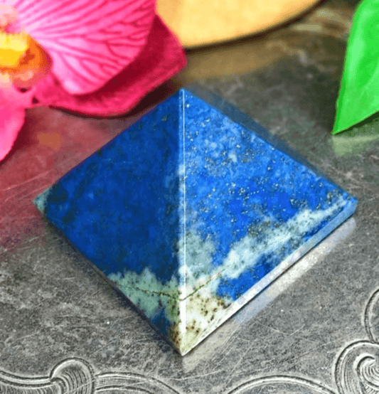 Lapis Lazuli Crystal Pyramid - Spirit and Stardust
