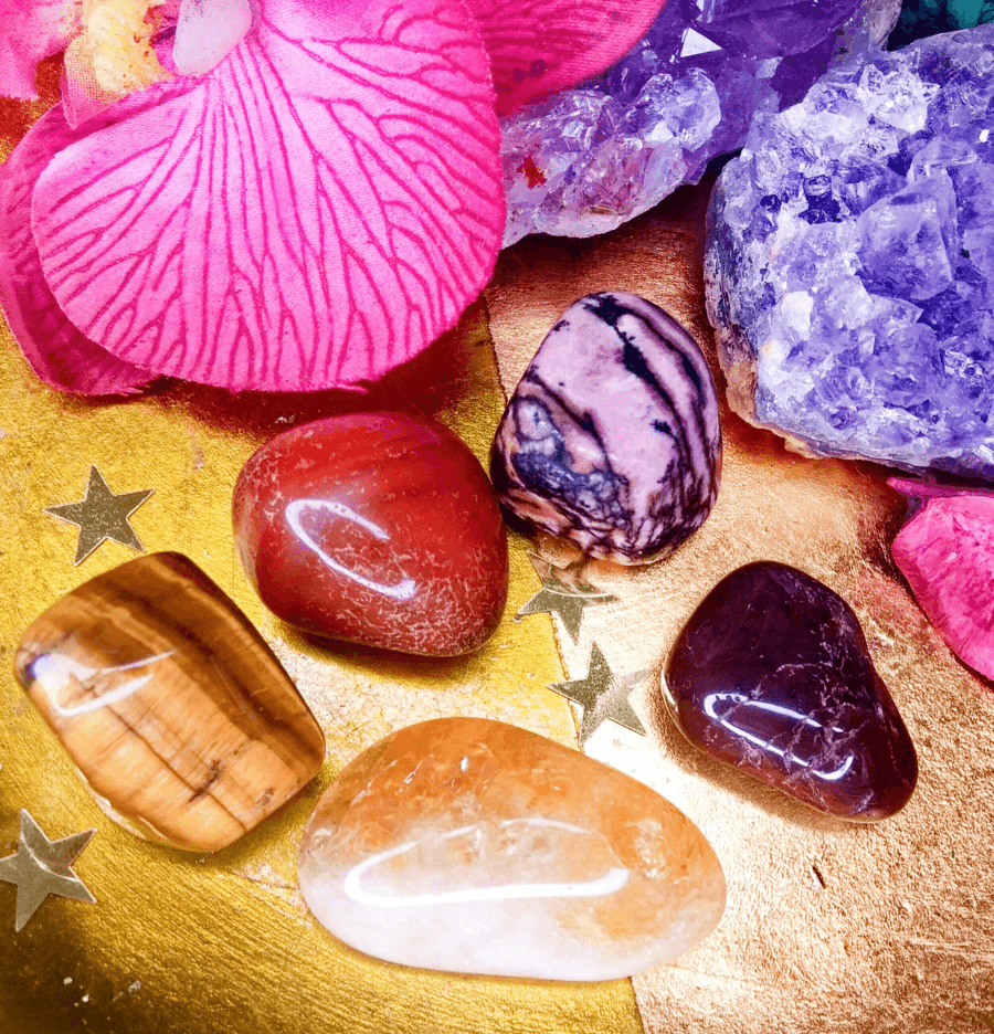 Leo Zodiac Crystal Healing Set - Spirit and Stardust
