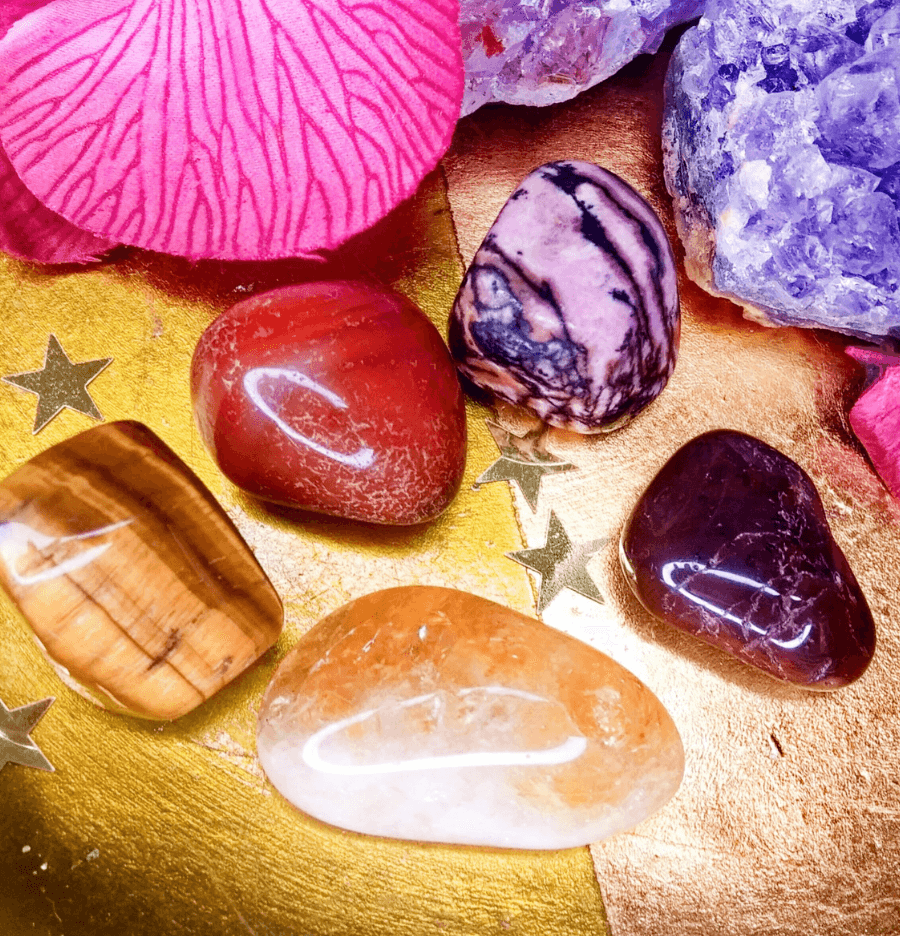 Leo Zodiac Crystal Healing Set - Spirit and Stardust