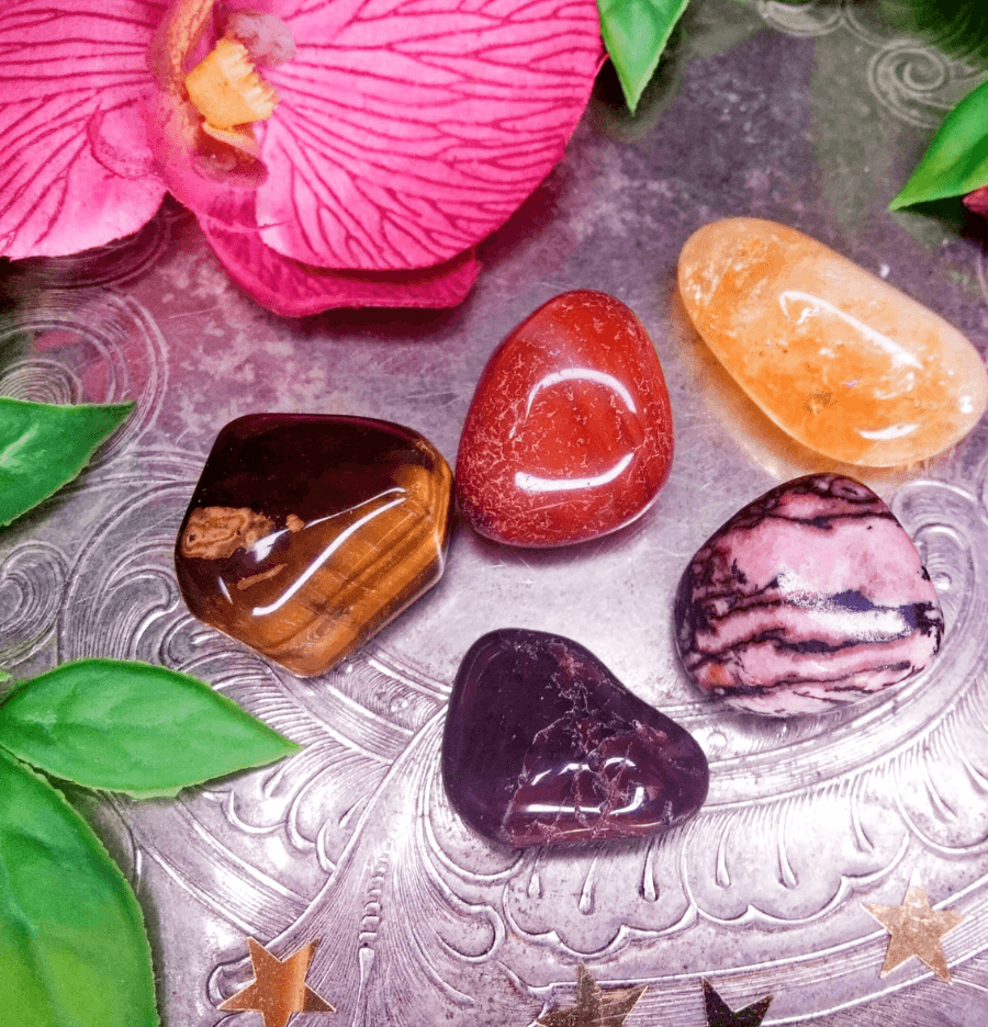 Leo Zodiac Crystal Healing Set - Spirit and Stardust