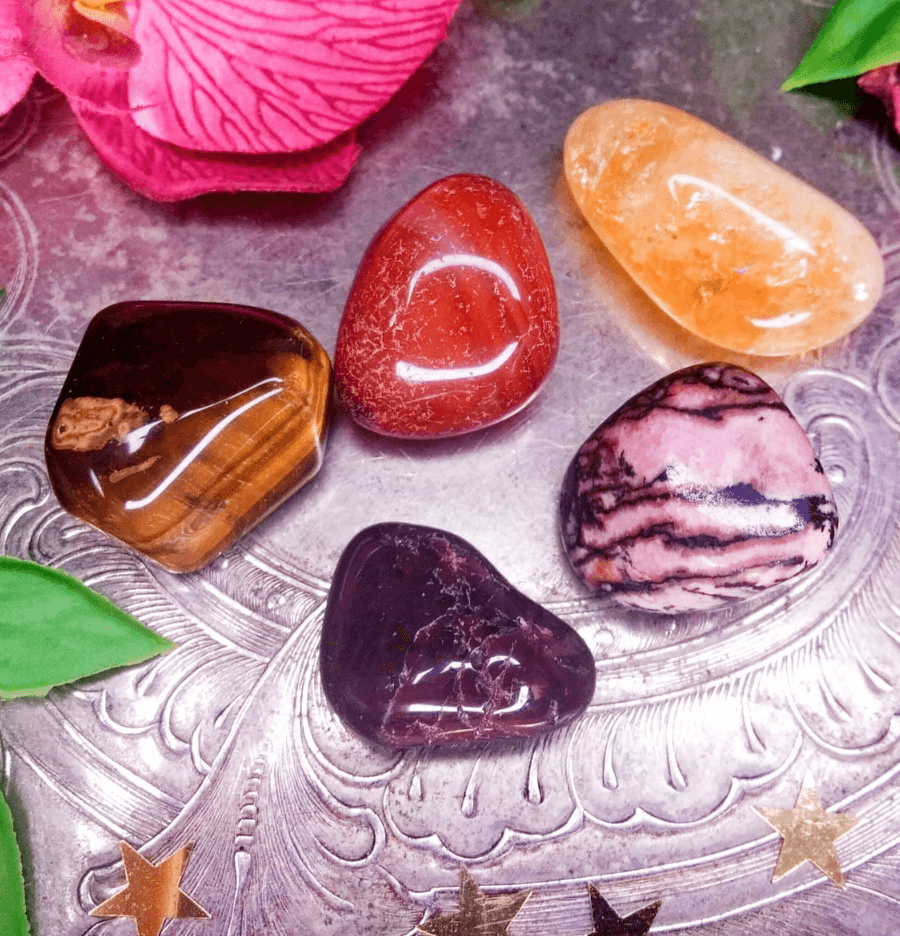 Leo Zodiac Crystal Healing Set - Spirit and Stardust