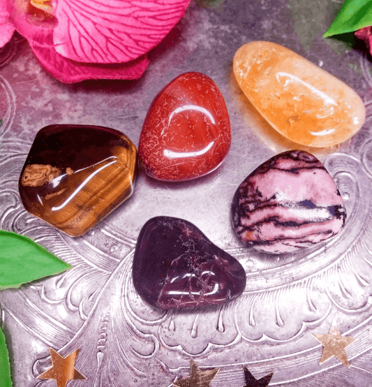 Leo Zodiac Crystal Healing Set - Spirit and Stardust