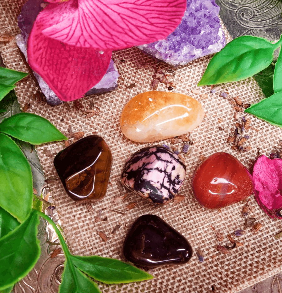 Leo Zodiac Crystal Healing Set - Spirit and Stardust