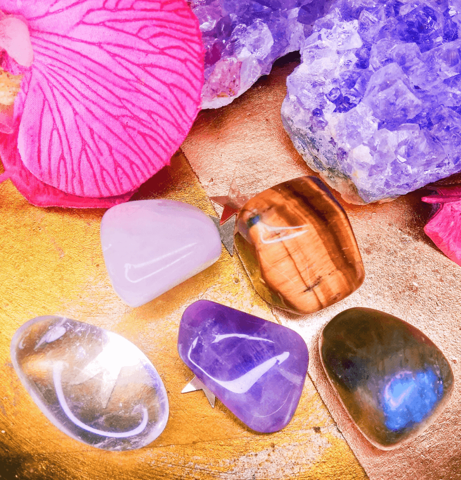 Libra Zodiac Crystal Healing Set - Spirit and Stardust