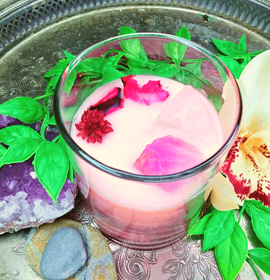 Love and Peace Healing Crystal Candle - Spirit and Stardust