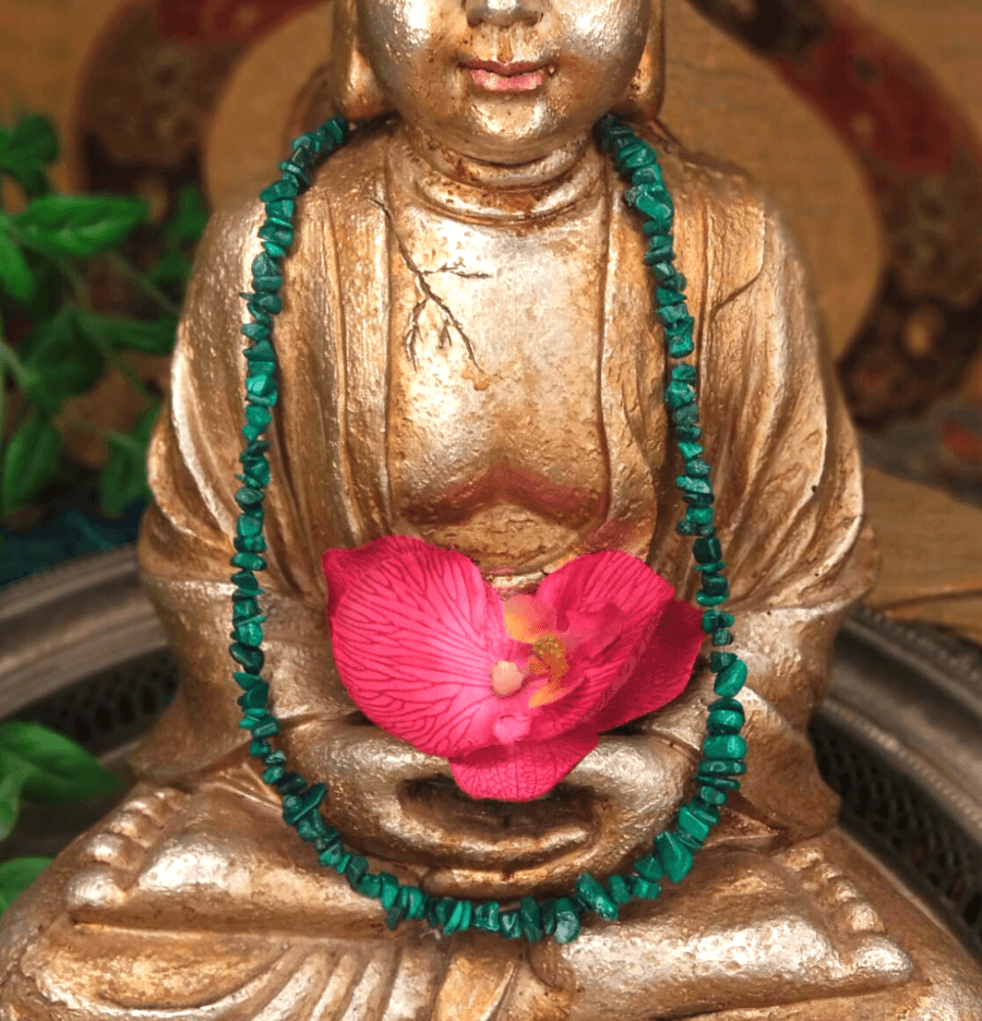 Malachite Chip Necklace - Spirit and Stardust