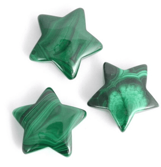 Malachite Crystal Star - Spirit and Stardust