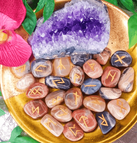 Mixed Moonstone Rune Set - Spirit and Stardust