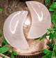 Beautifully Carved and Polished White Selenite Crescent Moon Bowl (Large) - Spirit and Stardust