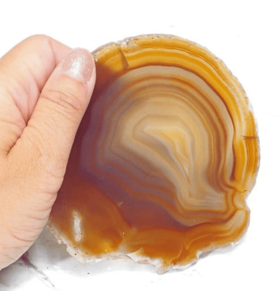 Natural Agate Sliced Coasters (Set of 4) - Spirit and Stardust