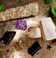 Negative Energy Removal and Protection Raw Crystal Healing Set in Gift Box - Spirit and Stardust