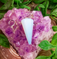Opalite Crystal Hexagon Pendulum