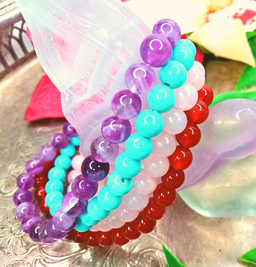 Holistic Harmony Energy Bracelet Set (6mm)