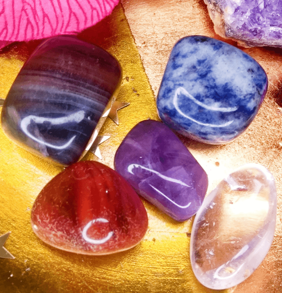 Pisces Zodiac Crystal Healing Set - Spirit and Stardust