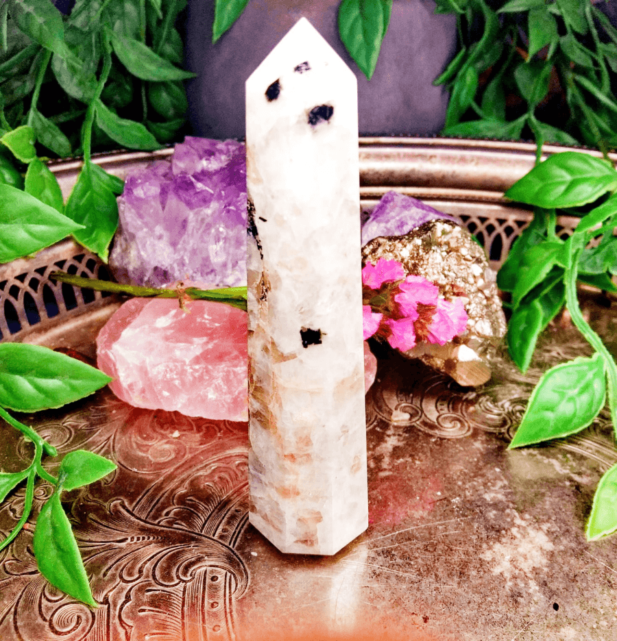 Rainbow Moonstone Crystal Generator - Spirit and Stardust