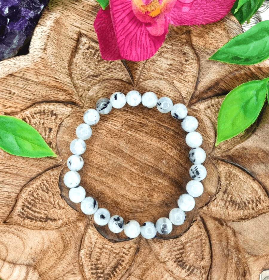 Rainbow Moonstone Bracelet For Feminine Energy - Spirit and Stardust
