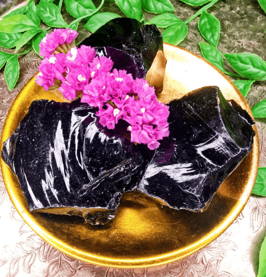 Raw Black Obsidian: The Mirror Stone - Spirit and Stardust
