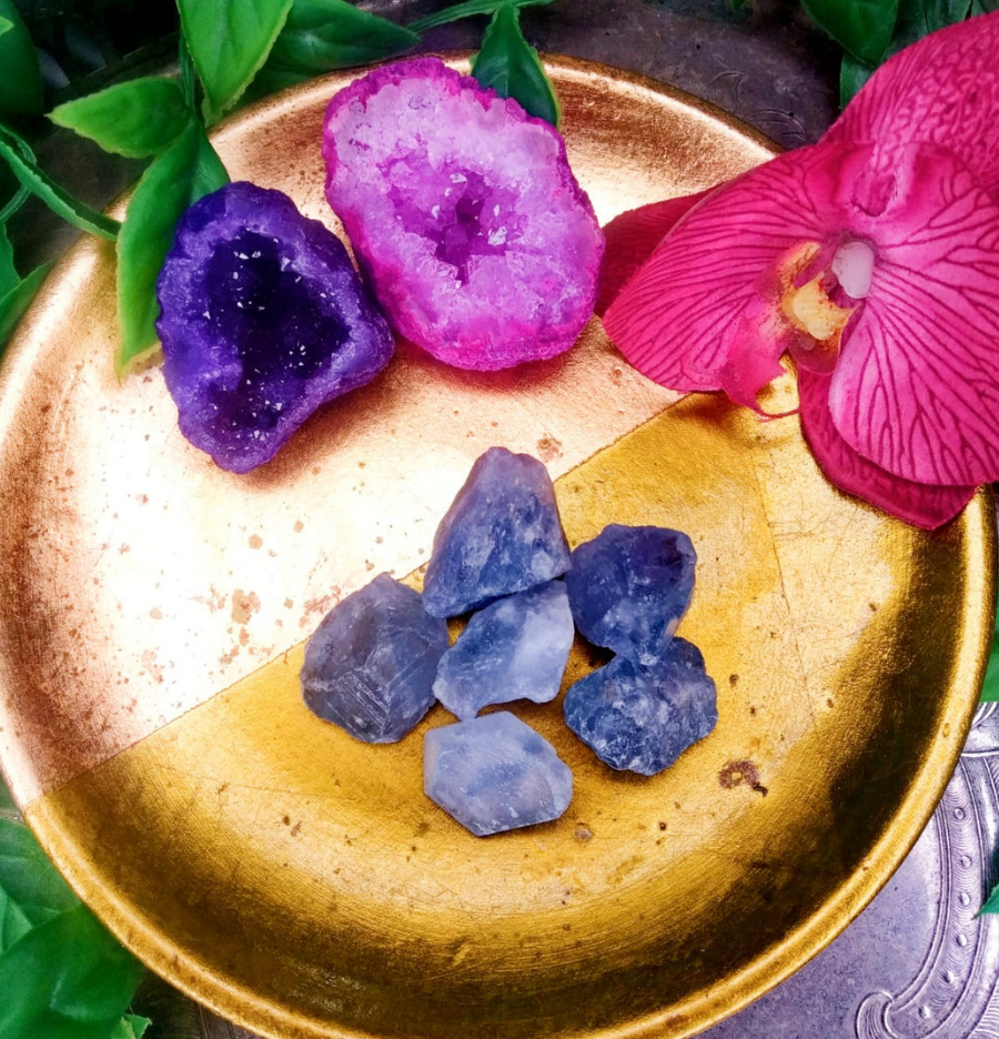 Raw Celestite: Stone of the Crown Chakra