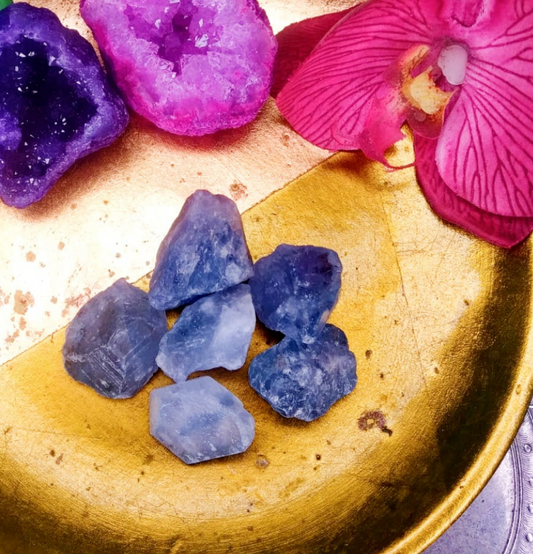 Raw Celestite: Stone of the Crown Chakra