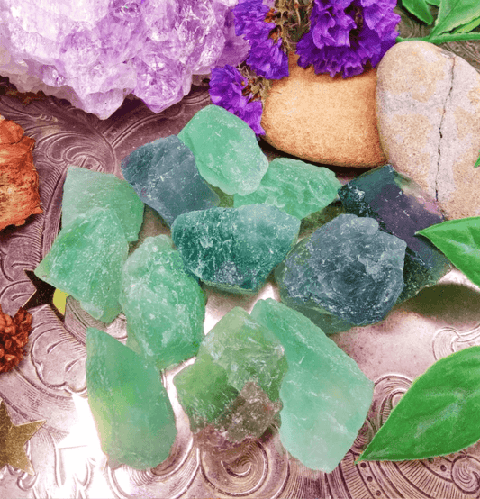 Raw Fluorite Crystal: The Stone of Positivity - Spirit and Stardust