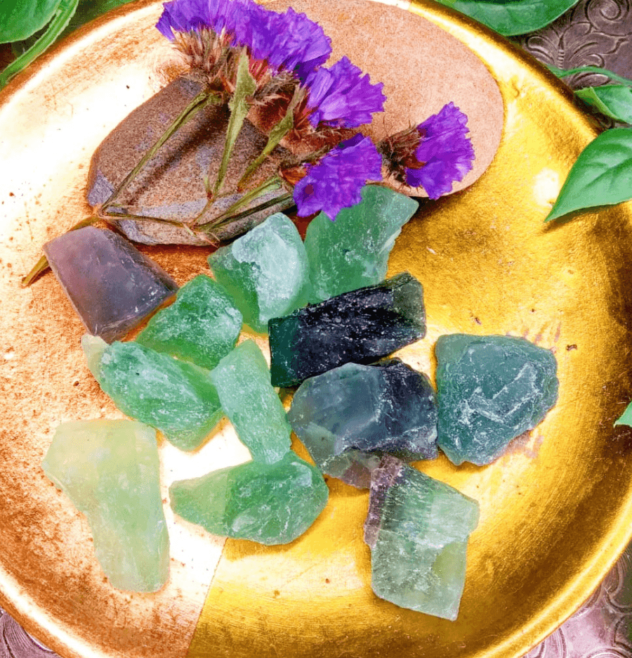 Raw Fluorite Crystal: The Stone of Positivity - Spirit and Stardust