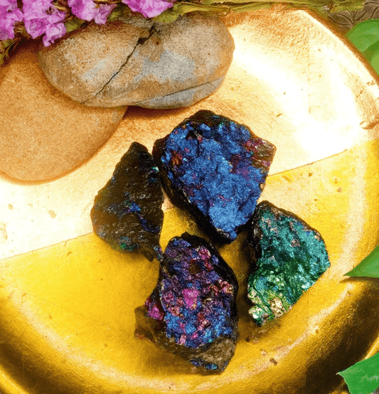 Raw Peacock Ore - The Stone of Happiness - Spirit and Stardust