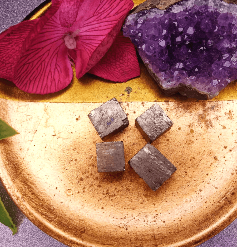 Raw Pyrite Cubes (Small): The Stone of Money and Abundance - Spirit and Stardust