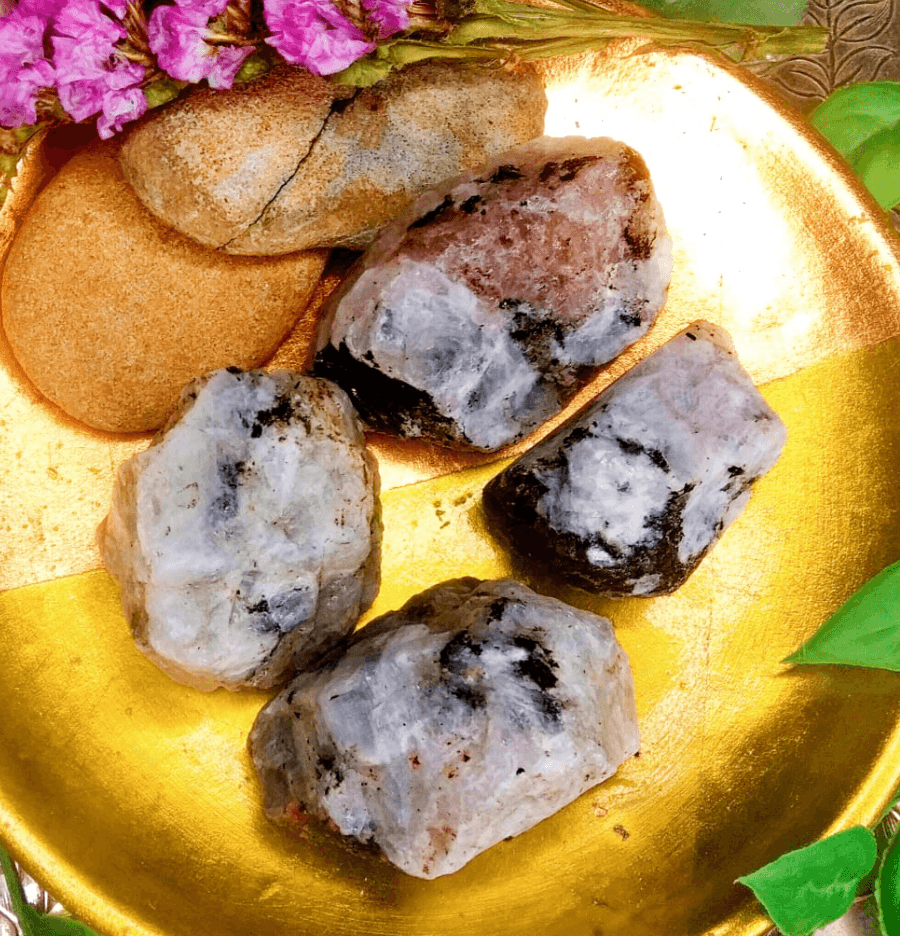 Raw Rainbow Moonstone: The Stone of Feminine Energy - Spirit and Stardust
